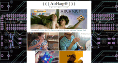 Desktop Screenshot of airharp.com